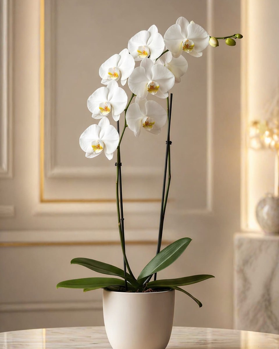 Pure Orchid white orchid plant gift in Tangier